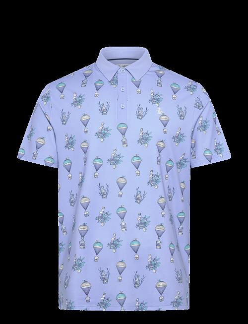 Original Penguin Golf | Botanical Print Short Sleeve Polo Shirt | S