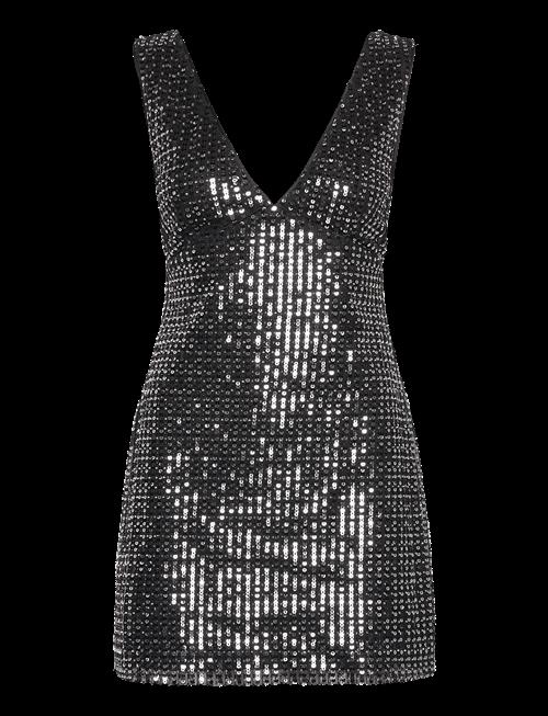 Malina | Ellen Sequin Deep V Mini Dress | 48