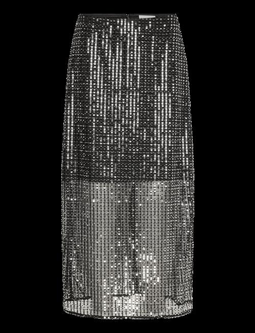 Malina | Solina See-Through Sequin Midi Skirt | XXL
