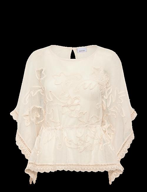 Dante6 | Dante6-Olynda Embroidered Mesh Cape-Top | S/M