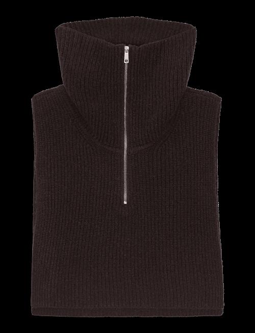 SUI AVA | Cashmere Zip-Up Neck Warmer | ONE SIZE