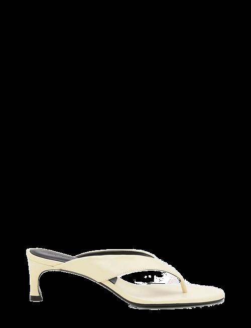 ROTATE | Kitten Heel Leather Mule | 36