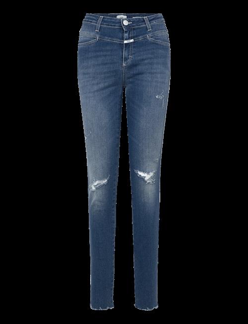 Closed | Skinny Pusher Long Jeans Mid Blue | 26