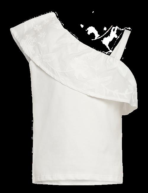 Mango | Asymmetric Embroidered T-Shirt | 140