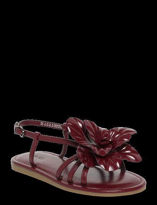 Mango | Embossed Flower Sandals | 35
