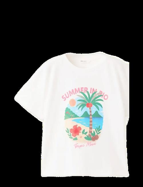 Mango | Tropical Print T-Shirt | 140
