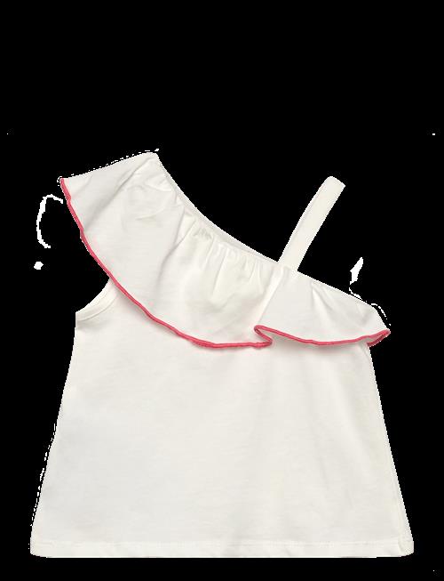 Mango | Contrast Ruffle T-Shirt | 116
