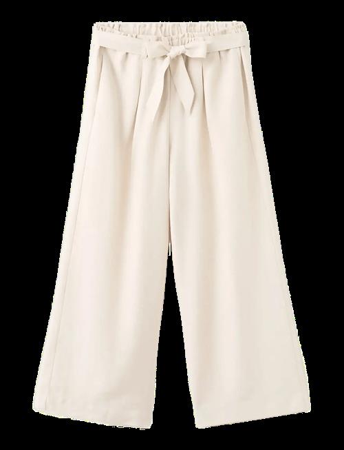 Mango | Flowy Straight-Fit Trousers With Bow | 152