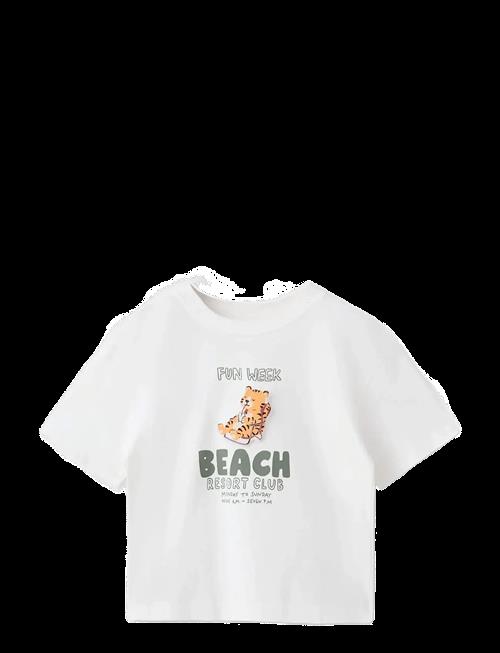 Mango | Printed Cotton-Blend T-Shirt | 92