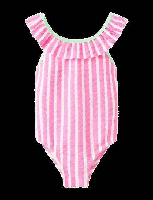 Mango | Ruffle Striped Swimsuit | 104