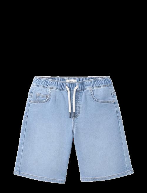 Mango | Elastic Waist Denim Bermuda Shorts | 122