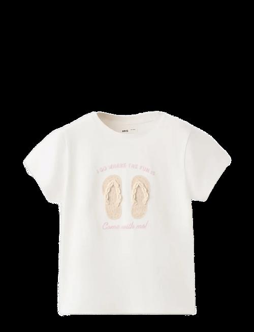 Mango | Cotton T-Shirt With Shell Detail | 152