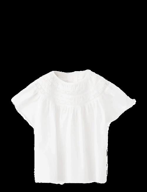 Mango | Cotton Blouse With Openwork Details | 122