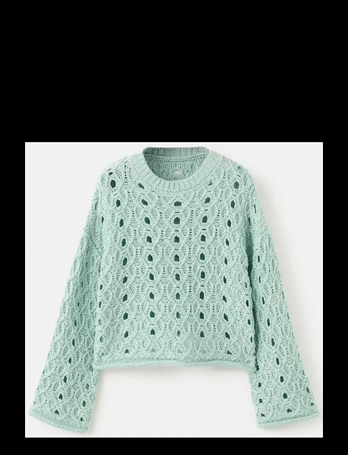 Mango | Openwork Lurex Knit Sweater | 128