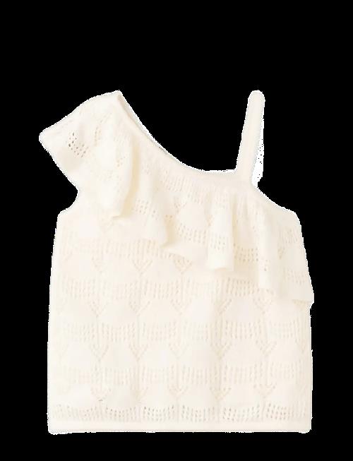 Mango | Off-The-Shoulder Frill Top | 128