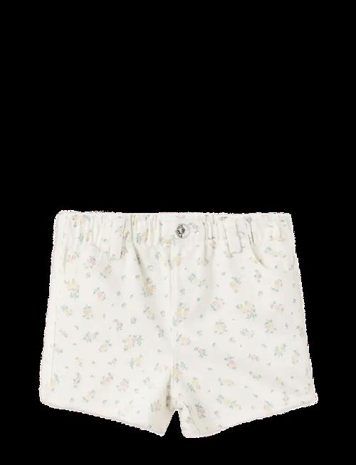 Mango | Elastic Waist Floral Shorts | 116