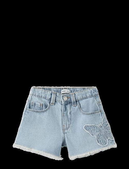 Mango | Embroidered Butterfly Denim Shorts | 104
