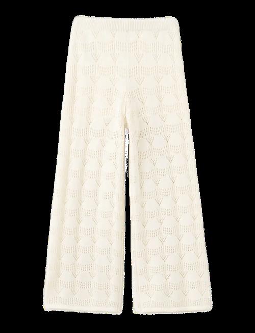 Mango | Openwork Knit Long Trousers | 140