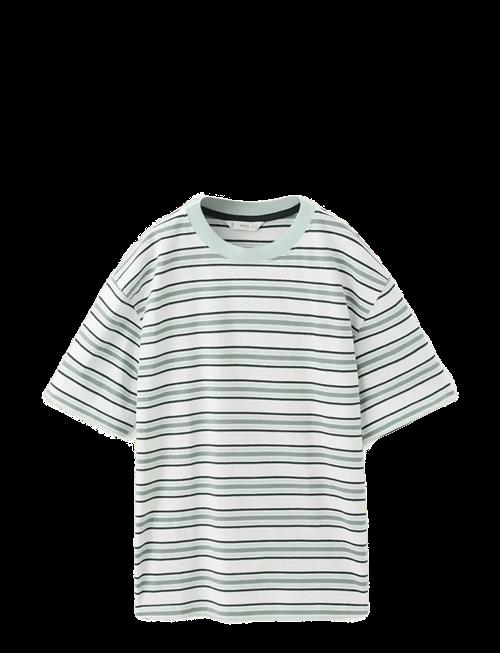 Mango | Striped Cotton T-Shirt | 152