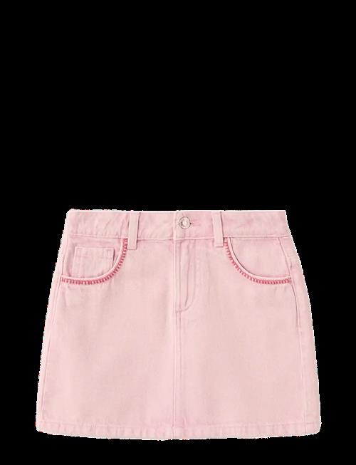 Mango | Denim Skirt With Embroidered Details | 122