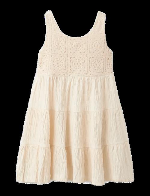 Mango | Embroidered Textured Dress | 140