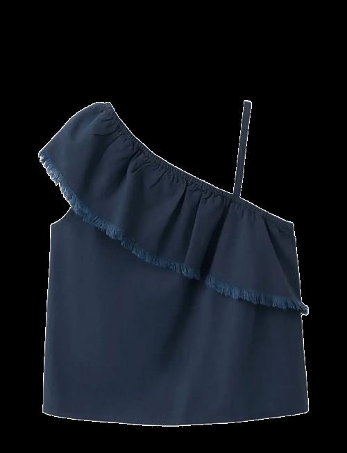Mango | Ruffle Asymmetric Blouse | 152