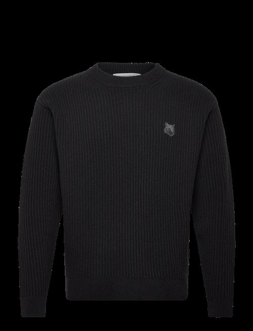 Maison Kitsune | Fox Head Wool Ribbed Jumper | XL