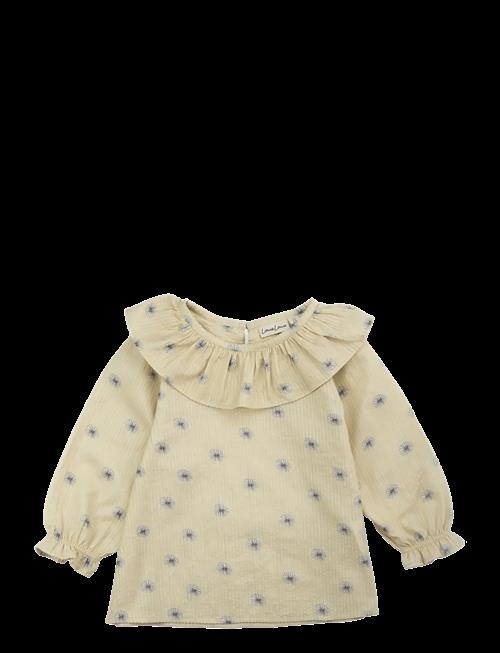 LouieLouie | Elinor Ruffle Blouse - Seersucker | 98