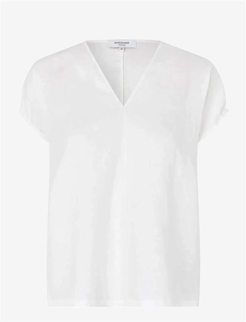 Rosemunde | Rwesther Linen Capsleeve Top | 38