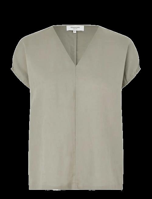 Rosemunde | Rwesther Linen Capsleeve Top | 40