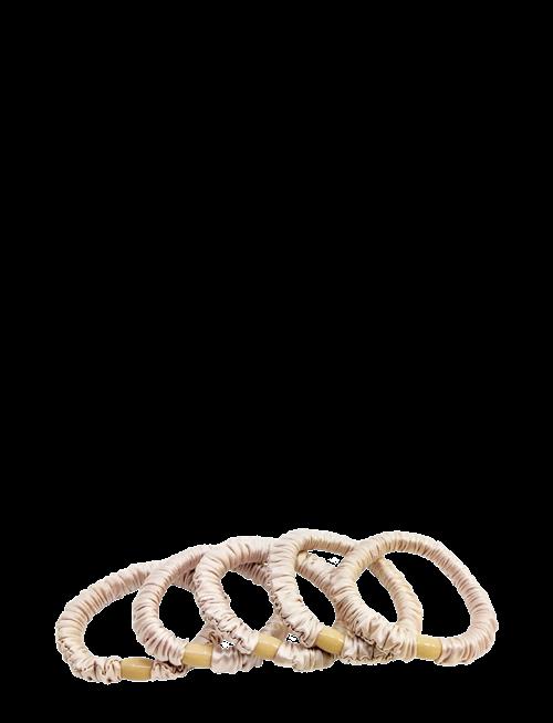 Pipol's Bazaar | Ruffle Satin Elastic Pale Pink 5 Pcs | ONE SIZE