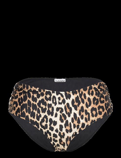 GANNI | Recycled Core Printed Midrise Bikini Briefs | 34