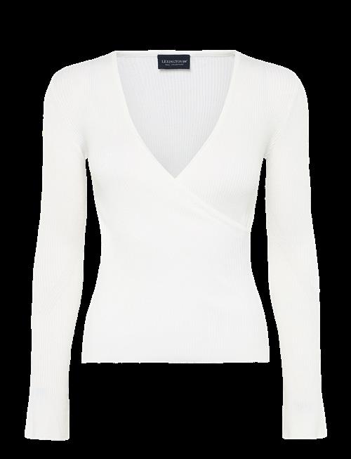 Lexington Clothing | Rib Knitted Lyocell Blend Wrap Sweater | M