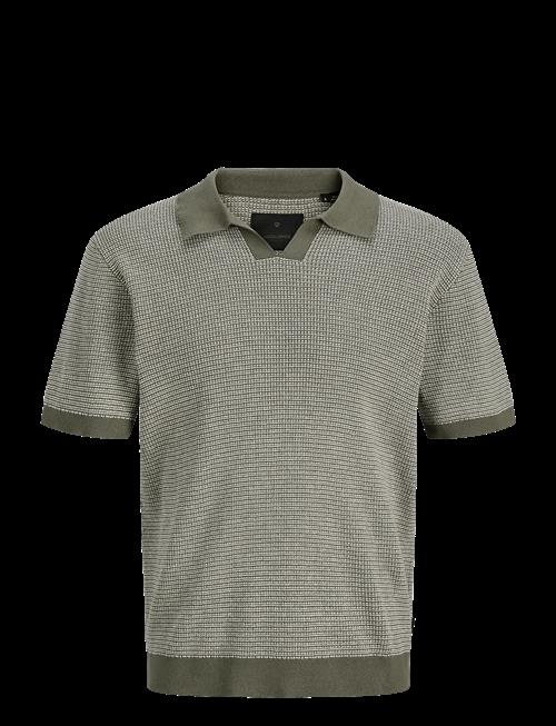 Jack & Jones | Jprblahudson Knit Split Neck Ss Sn | XXL
