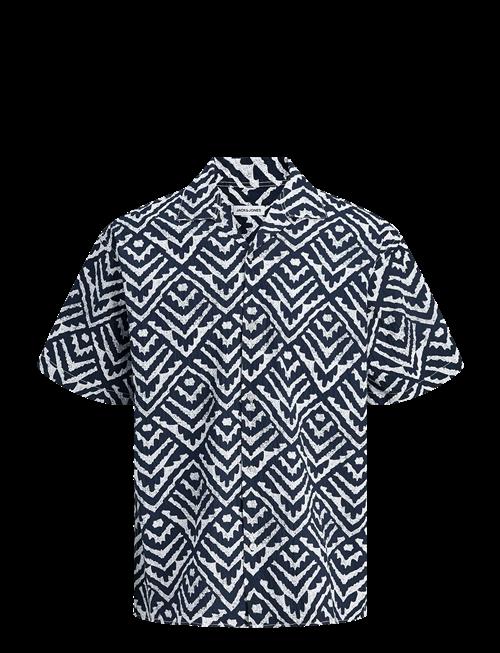 Jack & Jones | Jjmilo Seersucker Resort Shirt Ss | M