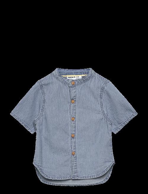 name it | Nmmhans Stripe Dnm Ss Shirt 1910-Ip H | 104