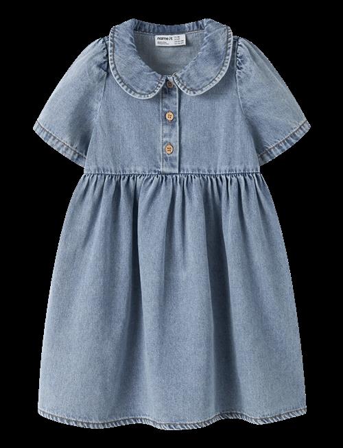 name it | Nmfpoppy Dnm Dress 5011-Ov H | 92