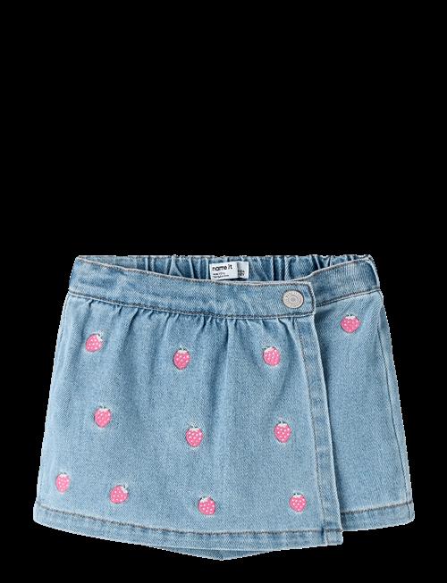 name it | Nmfdiana Dnm Emb Skort 6202-Iz J | 98
