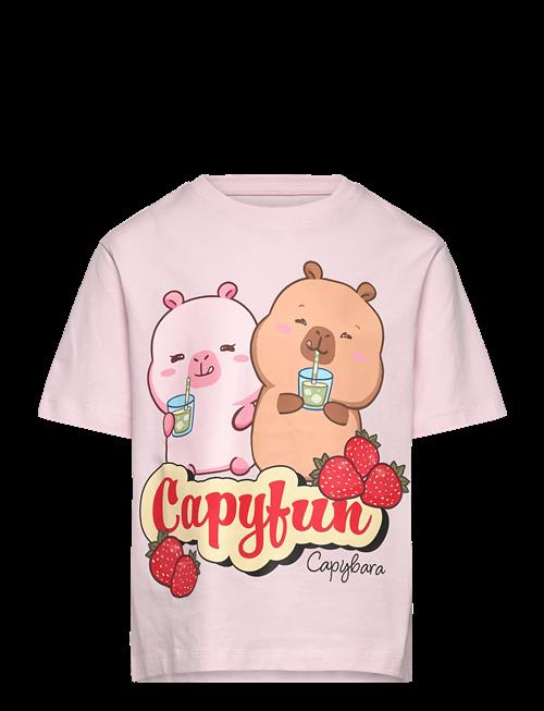 name it | Nkfabbi Capybara Ss Nreg Top Lnoos Sky | 134-140