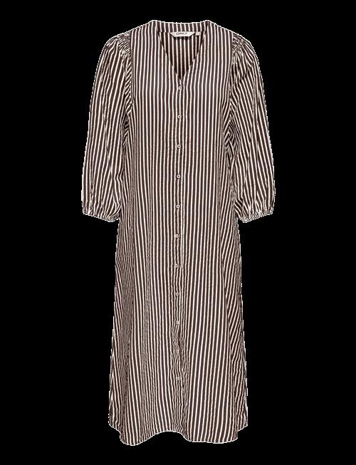 ONLY | Onlrolly L/S Midi Stripe Dress Cs Wvn | S