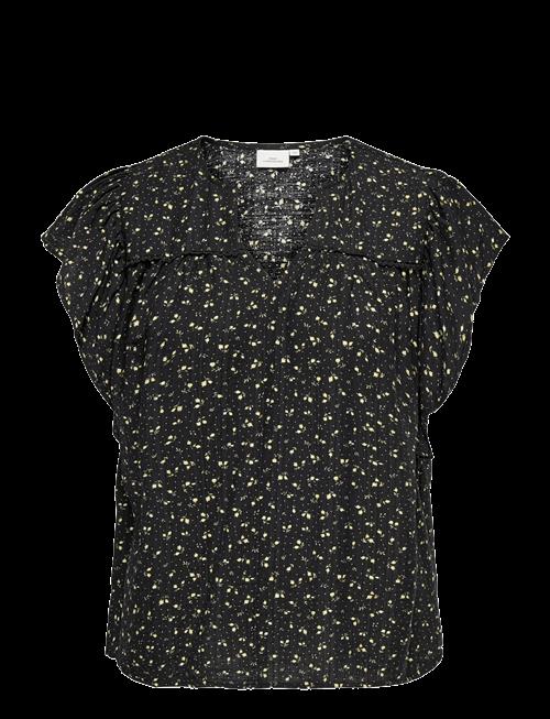 ONLY Carmakoma | Caralberthe S/S V-Neck Top Aop | 48