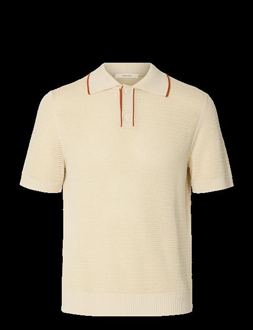 Selected | Slhjesse Ss Knit Open Structure Polo | XL