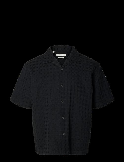 Selected | Slhrlxmonty Texture Ss Shirt | S
