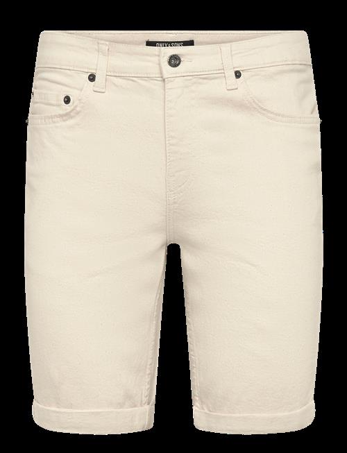 ONLY & SONS | Onsply Ecru 9470 Pim Dnm Shorts Noos | XXL