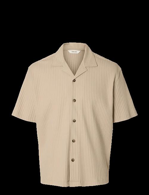 Selected | Slmrelaxsimon Ribbed Ss Overshirt | L