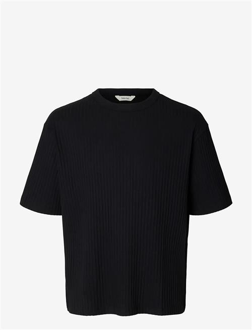 Selected | Slmrelaxsimon Ribbed Ss Tee | M