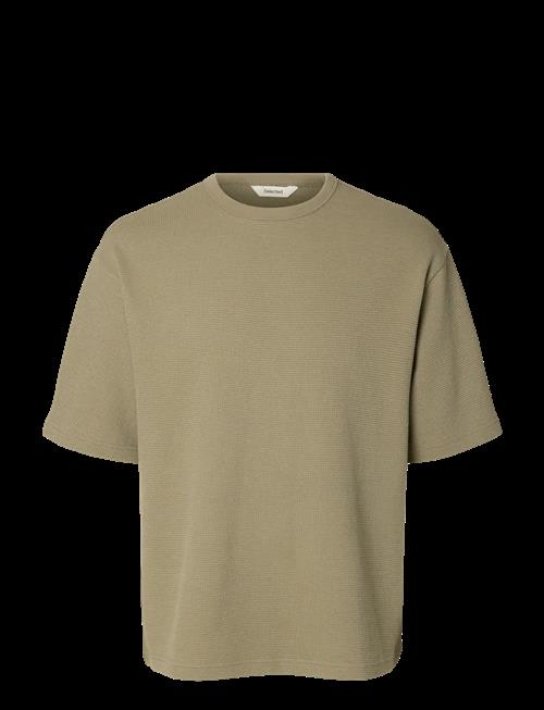 Selected | Slmrelaxsonny Waffle Ss O-Neck Tee | L