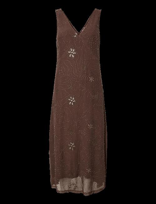 YAS | Yasnura Sl Long Mesh Dress - Fest | S