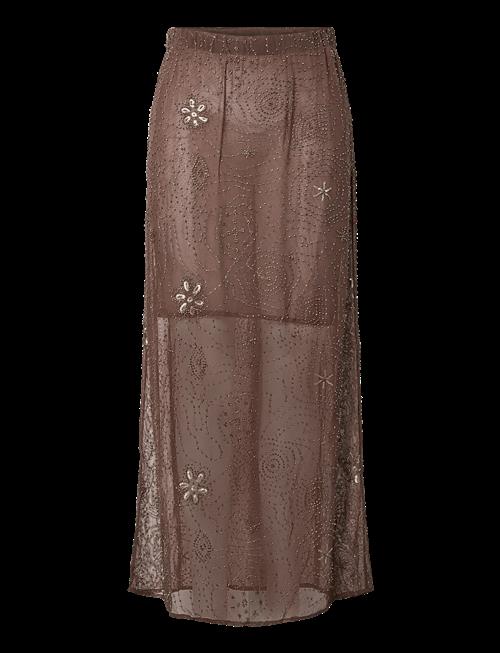 YAS | Yasnura Mesh Hw Ankle Skirt - Fest | 36