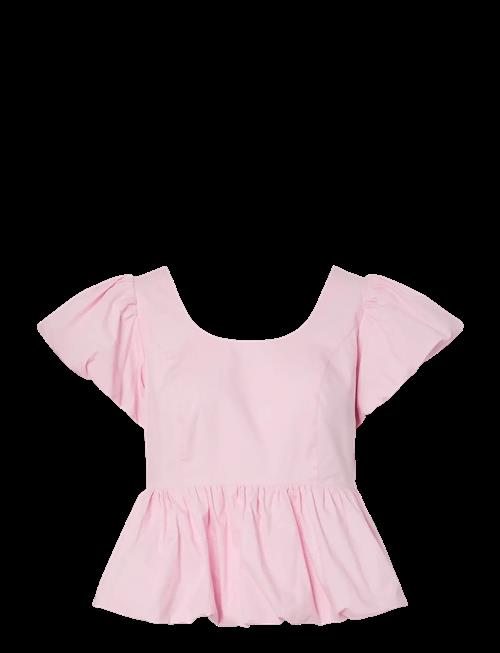 YAS | Yasnille Ss Bubble Hem Top | 36